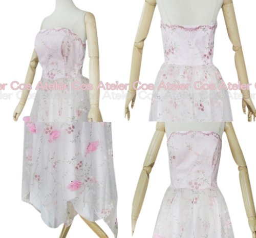他の写真2: 　あゆ ロックンロールサーカスのピンクのバラのワンピース 風 コスプレ 衣装 通販 オーダーメイド