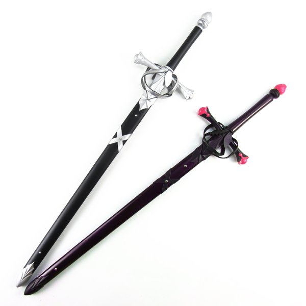 画像1: ジャンヌダルク　武器　剣＆鞘　黒＆白　風 コスプレ 衣装 通販 オーダーメイド