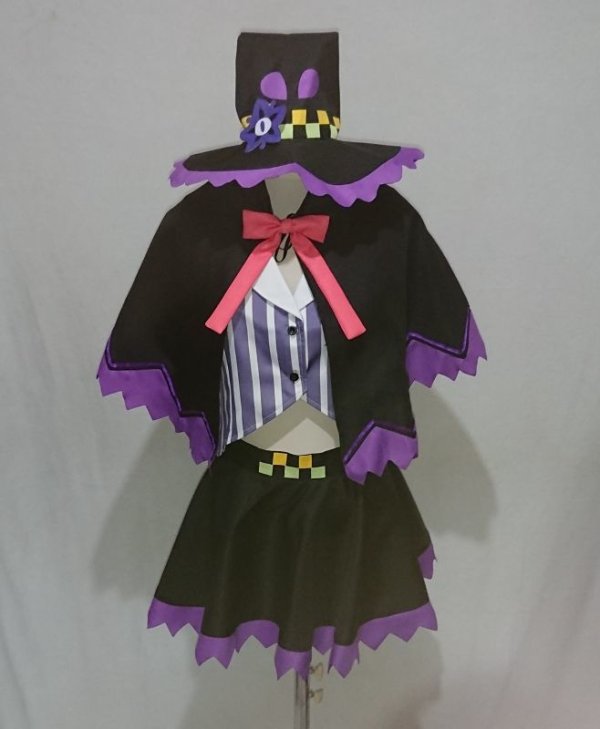 画像1: バーチャルYouTuber ホロライブ 紫咲シオン 風 コスプレ 衣装 通販 オーダーメイド