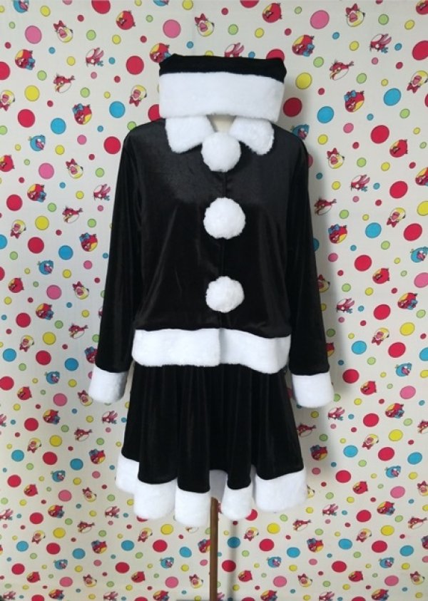 画像1: サンタ黒バージョン　風 コスプレ 衣装 通販 オーダーメイド