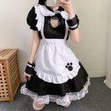 胸元オープン　猫メイド服　コスプレ 衣装 通販 オーダーメイド