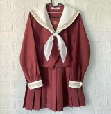 可愛い赤のセーラー服　女子高生 ハロウィンJK 制服 コスチューム 女子制服 