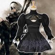 画像1: ニーアオートマタ 2B ヨルハ二号B型 風 コスプレ 衣装 通販 オーダーメイド (1)