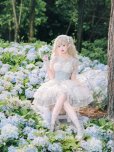 画像3: ライトブルー/アイボリー ロリータドレス　lolita　 ダンス 3層 バレエ スタイル 蝶結び レースアップ スイート ロリータ ドレス　コスプレ衣装