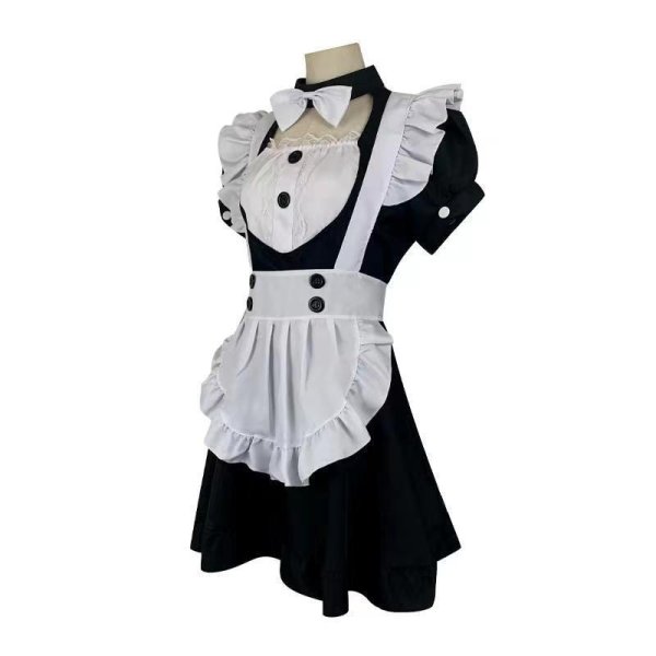 画像4: ゴシックロリータスタイル　ドレス　ロリータメイドコスチューム 　コスプレ衣装　