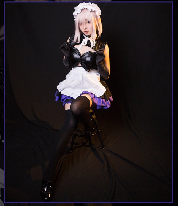 画像1: FGOマッシュ　メイド コスプレ 衣装 通販 オーダーメイド