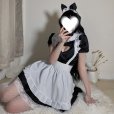 画像10: メイド服 コスプレ 大人 かわいい メイドドレス ワンピース ロリータ 仮装 メイドコス カチューシャ  セット　コスプレ衣装　
