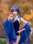 画像4: 崩壞3rd　フカ　新バトルスーツ　青燕化羽　中華風　チャイナドレス  コスプレ 衣装 通販 オーダーメイド