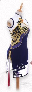 画像23: 崩壞3rd　フカ　新バトルスーツ　青燕化羽　中華風　チャイナドレス  コスプレ 衣装 通販 オーダーメイド