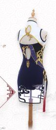 画像24: 崩壞3rd　フカ　新バトルスーツ　青燕化羽　中華風　チャイナドレス  コスプレ 衣装 通販 オーダーメイド