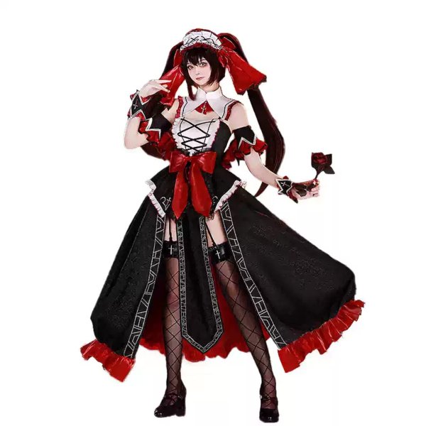 画像1: デート・ア・ライブ 時崎狂三コスプレ 衣装 通販 オーダーメイド