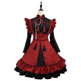 中国風 チャイナワンピース ロリータ ゴスロリドレス ゴシック 地雷系 lolita レディース 貴族風 メイド服 大きいサイズ プリントコスプレ 仮装 コスチューム アリス フリル リボン エプロン 制服 ウェイトレス 女の子 可愛い 萌え 正統衣装 原宿 お嬢様 文化祭 ハロウィン