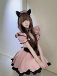 画像5: かわいいメイド衣装 　 レース猫メイド制服　ロリータドレス　 　コスプレ衣装