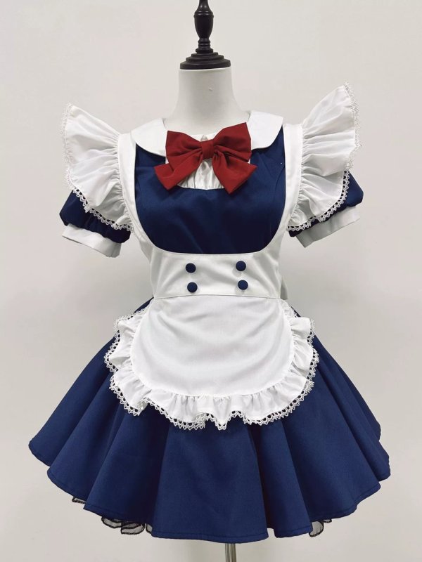 画像2: 3カラーのかわいいメイド服　　コスプレ衣装