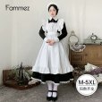 画像9: かわいい白黒ロングスカートメイド服　長袖　半袖イギリスの執事　コスプレ衣装