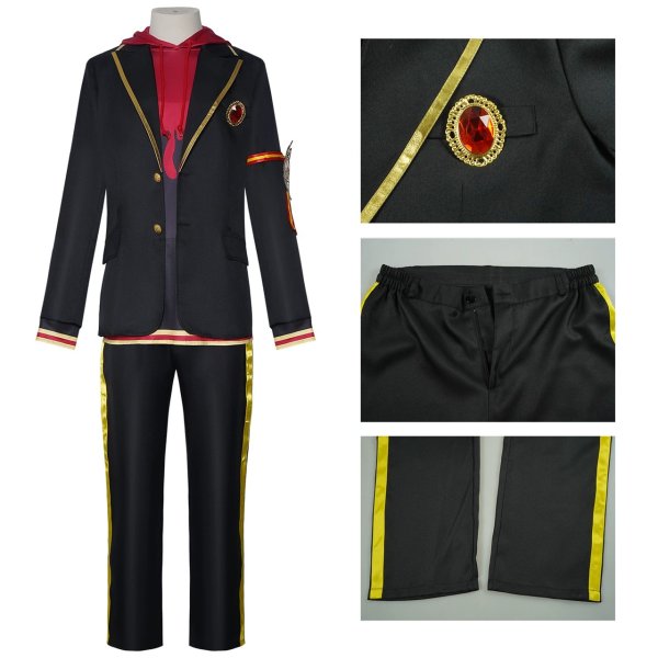 画像3: ツイステッドワンダーランド ツイステ スカラビア寮制服 ジャミル・バイパー コスプレ 衣装 通販 オーダーメイド