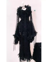 ゴシックドレス、ダークスタイルのドレス、ゴシックダークレディース服、レースドレス、宮廷スタイルのクラシックドレス　コスプレ 衣装 通販 オーダーメイド　コスプレ 衣装 通販 オーダーメイド