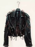 画像4: パンクレザージャケット、ヒップホップレザージャケット、ロックレザージャケット、ヘビーデューティーレザージャケットコスプレ 衣装 通販 オーダーメイド (4)