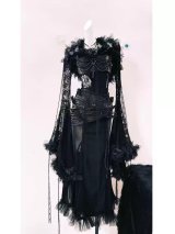 ゴシックドレス、ダークドレス、ヴァンパイアドレス、レースドレス、宮廷風クラシックドレス　コスプレ 衣装 通販 オーダーメイド