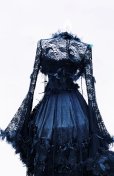 画像7: ゴシック ドレス、中世のクリノリン ドレス、ゴシック スタイルのドレス、ダーク ゴシック スタイルのバースデー ドレス　コスプレ 衣装 通販 オーダーメイド (7)