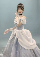 シンデレラ プリンセス ワンピース ドレス 　コスプレ 衣装 通販 オーダーメイド