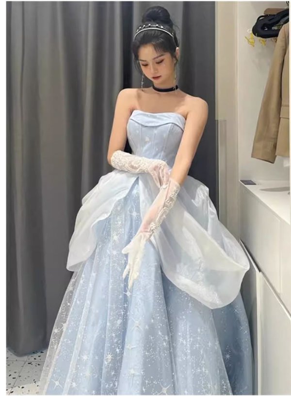 画像2: シンデレラ プリンセス ワンピース ドレス 　コスプレ 衣装 通販 オーダーメイド