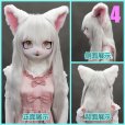 画像9: リアル アニマル ヘッド 獣人 お面 可愛い 仮面 耳付き リアル かぶりもの 頭 着ぐるみ ロリータ パーティーグッズ ものまね 余興 なりきり コスチューム (9)