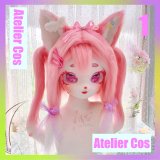 リアル 猫 ヘッド　 獣人 お面 可愛い 仮面 耳付き リアル かぶりもの 頭 着ぐるみ ロリータ パーティーグッズ ものまね 余興 なりきり コスチューム