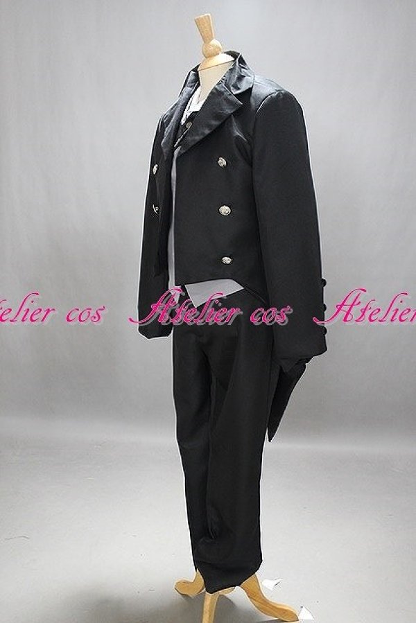 画像2: 黒執事 セバスチャン・ミカエリス 風 コスプレ 衣装 通販 オーダーメイド