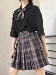 画像5: チェックスカート　ブラック　セーラー服 女子高生 ハロウィンJK 制服 コスチューム 女子制服 