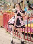 画像5: 黒とピンクのロリータメイド服　メイドドレス　コスプレ 衣装 通販 オーダーメイド