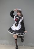 画像7: 中国風ジャカードロリータドレスメイド服　ショート丈＆ロング丈　コスプレ 衣装 通販 オーダーメイド