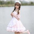 画像2: キュートなピンクのベアトップ　メイド服　　コスプレ 衣装 通販 オーダーメイド (2)