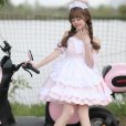 画像6: キュートなピンクのベアトップ　メイド服　　コスプレ 衣装 通販 オーダーメイド