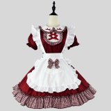 レトロな可愛い！！　ロリータメイド服　　コスプレ 衣装 通販 オーダーメイド