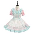 画像1: 可愛い！！カラフルロリータメイド服　　コスプレ 衣装 通販 オーダーメイド (1)