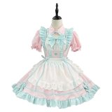可愛い！！カラフルロリータメイド服　　コスプレ 衣装 通販 オーダーメイド