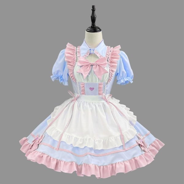 画像2: 可愛い！！カラフルロリータメイド服　　コスプレ 衣装 通販 オーダーメイド