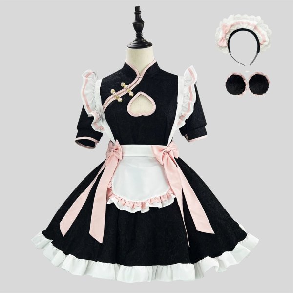 画像2: 可愛い！！中華風ロリータメイド服　　コスプレ 衣装 通販 オーダーメイド