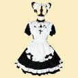 画像9: 和製黒クラシックメイド服ソフトガールロリータロリータメイドカフェドレス