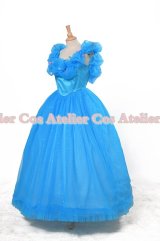 シンデレラ 青いドレス　01 風 コスプレ 衣装 通販 オーダーメイド