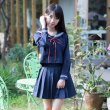 画像1: 大きいサイズあり　可愛いスタンダードセーラー服 学生服 女子高生制服 コスプレ 衣装 通販 (1)