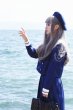 画像6: ディ―プブルーのお嬢様系セーラー服 学生服 女子高生制服 コスプレ 衣装 通販 (6)