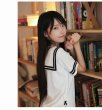 画像8: 大きいサイズあり　4パターン ネイビースタイルの可愛いセーラー服 学生服 女子高生制服 コスプレ 衣装 通販 (8)