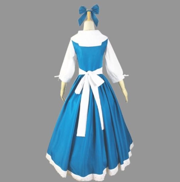 画像2: 美女と野獣ベルメイド服風 コスプレ 衣装 通販 オーダーメイド (2)