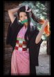 画像4: 鬼滅の刃 竈門禰豆子 (かまどねずこ)　衣装とウイッグ風 コスプレ 衣装 通販 オーダーメイド (4)