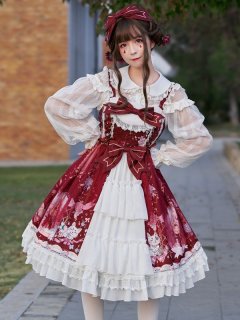 可愛い！猫耳ラベンダーカラープリンセスロリータメイド服