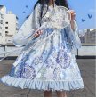 画像3: 和風着物タイプロリータワンピース　スカートジェミニエレメント服　　 コスプレ 衣装 通販 オーダーメイド (3)