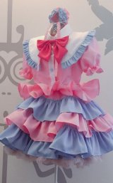 キュートなナース風ハートロリータメイド服ワンピース コスプレ