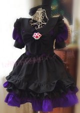 黒とピンクのロリータメイド服 メイドドレス コスプレ 衣装 通販 黒とピンクのロリータメイド服 メイドドレス コスプレ 衣装 通販
